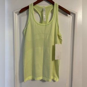 Lululemon Swiftly Tech NWT Heathered Ray Yellow Racerback Tank 8